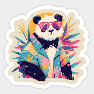 cool panda Sticker